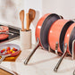 Caraway Mini Duo Cookware Set in Black with Gold Handles