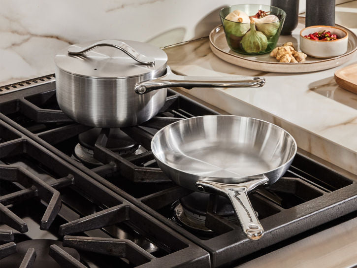Caraway Mini Duo Cookware Set in Stainless Steel