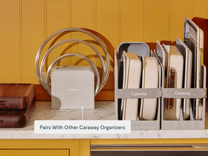 Caraway Mixing Bowl Lid Organizer