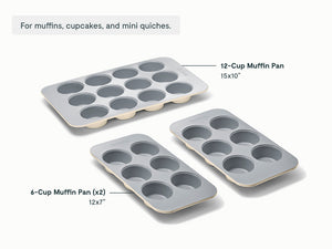 Caraway Muffin Pan Trio
