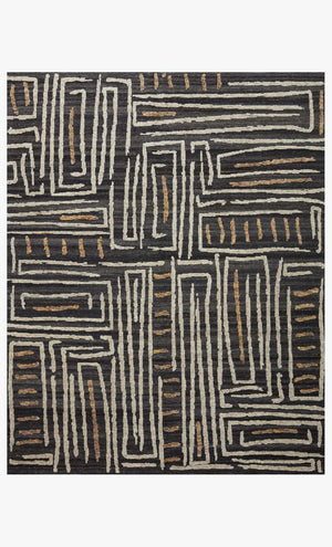 Loloi Naomi NAO-05 Charcoal / Natural area rug - image 1