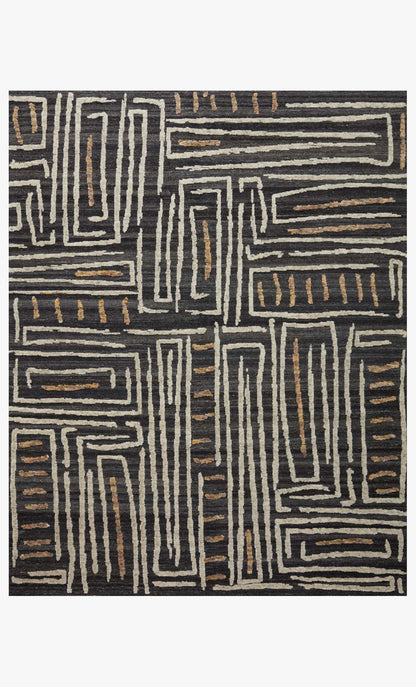 Loloi Naomi NAO-05 Charcoal / Natural area rug - image 1