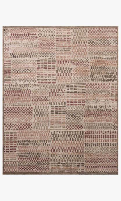 Loloi Nara NAR-01 Grey / Rose area rug - image 1