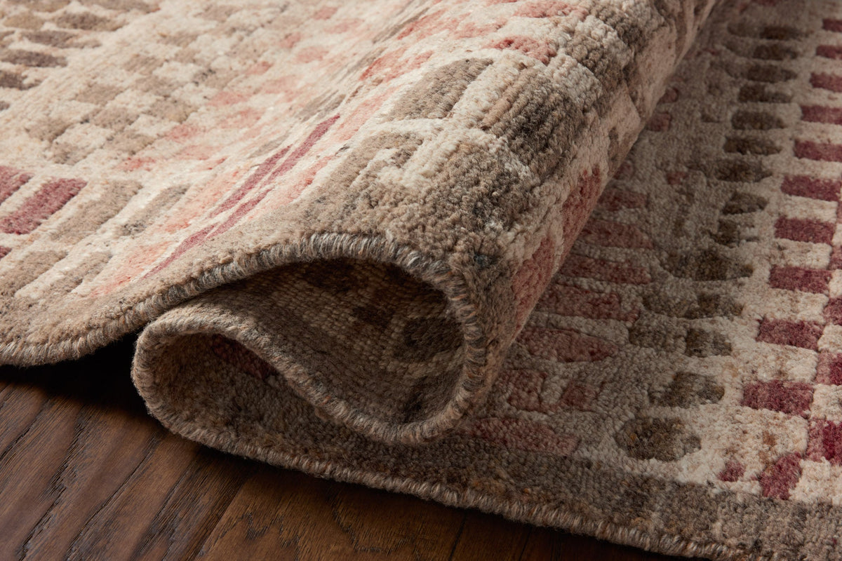 Loloi Nara NAR-01 Grey / Rose area rug - image 3