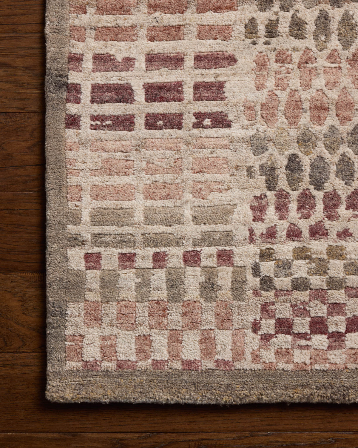 Loloi Nara NAR-01 Grey / Rose area rug - image 4