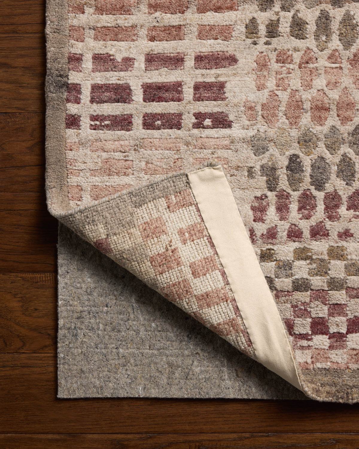 Loloi Nara NAR-01 Grey / Rose area rug - image 5