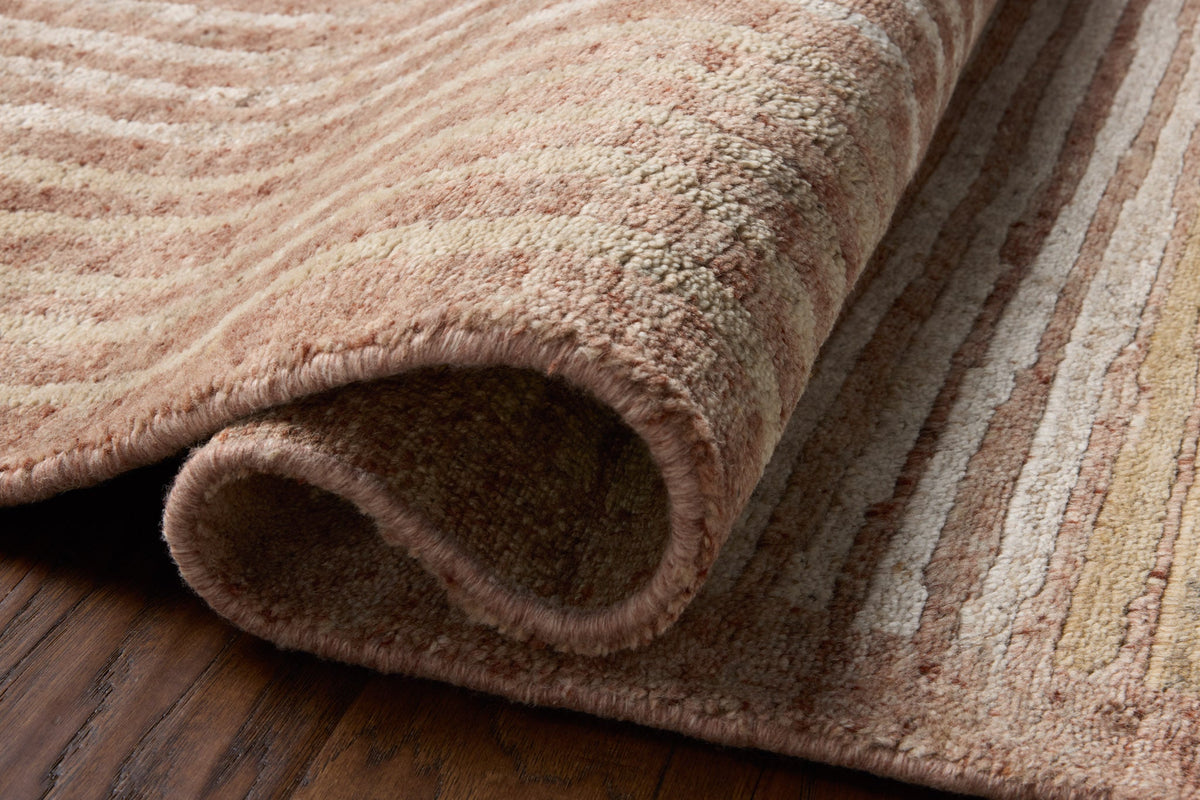 Loloi Nara NAR-05 Rose / Natural area rug - image 3