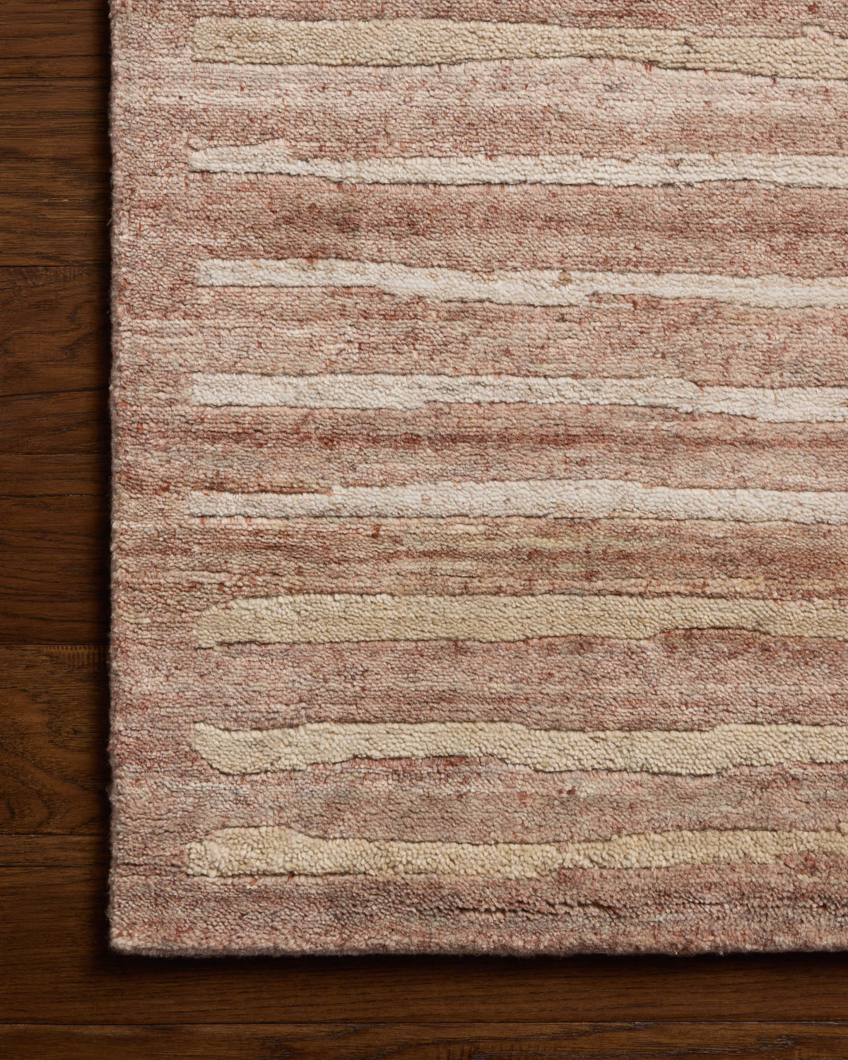 Loloi Nara NAR-05 Rose / Natural area rug - image 4