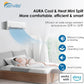 Senville AURA 27,000 BTU 2 Zone Ductless Mini Split - 230V - 23 SEER2 - Energy Star, SENA-30HF-D918
