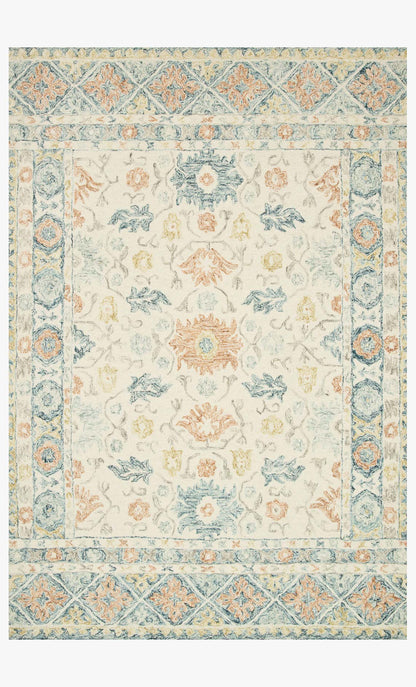 Loloi Norabel NOR-01 Ivory / Multi area rug - image 1