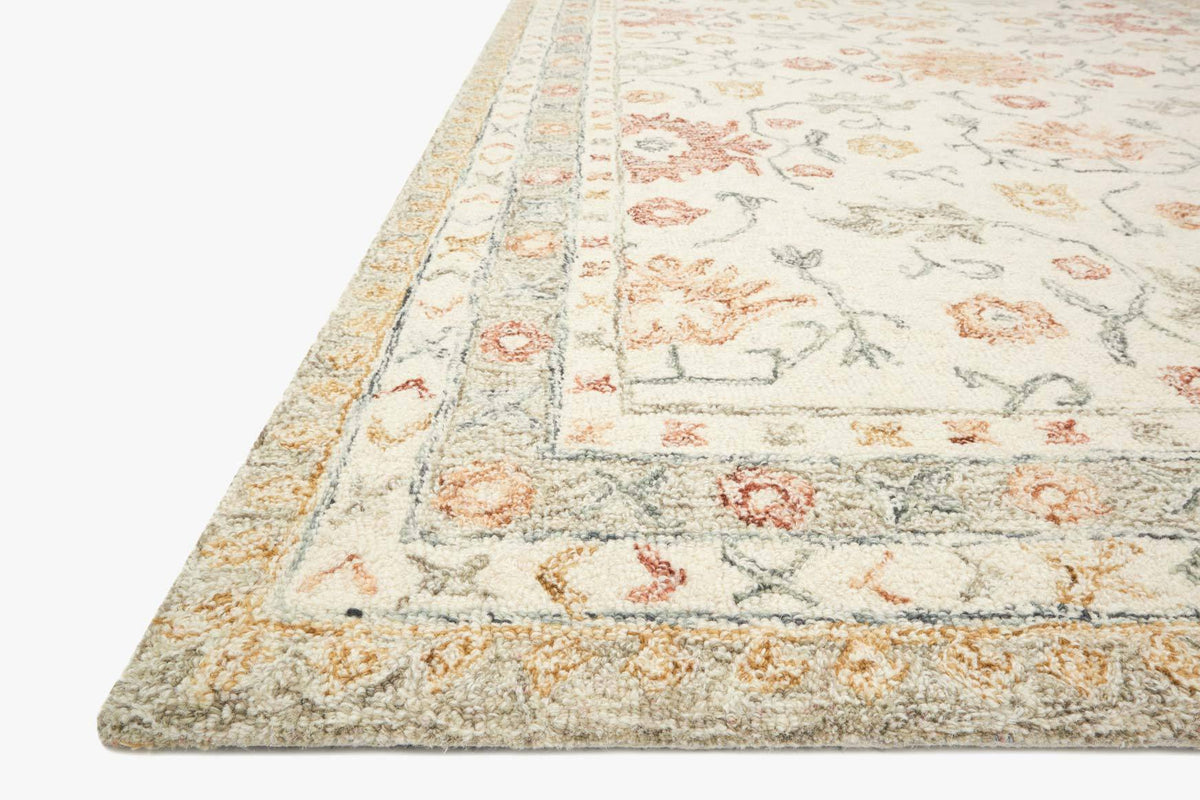 Loloi Norabel NOR-03 Ivory / Rust area rug - image 2