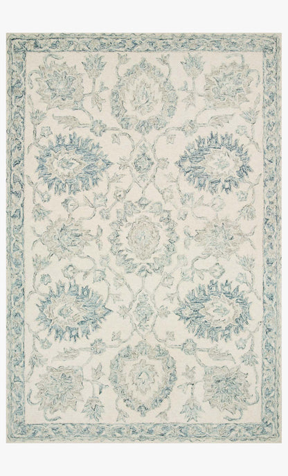 Loloi Norabel NOR-04 Ivory / Blue area rug - image 1