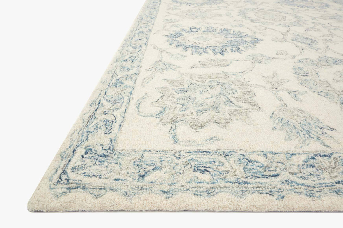 Loloi Norabel NOR-04 Ivory / Blue area rug - image 5