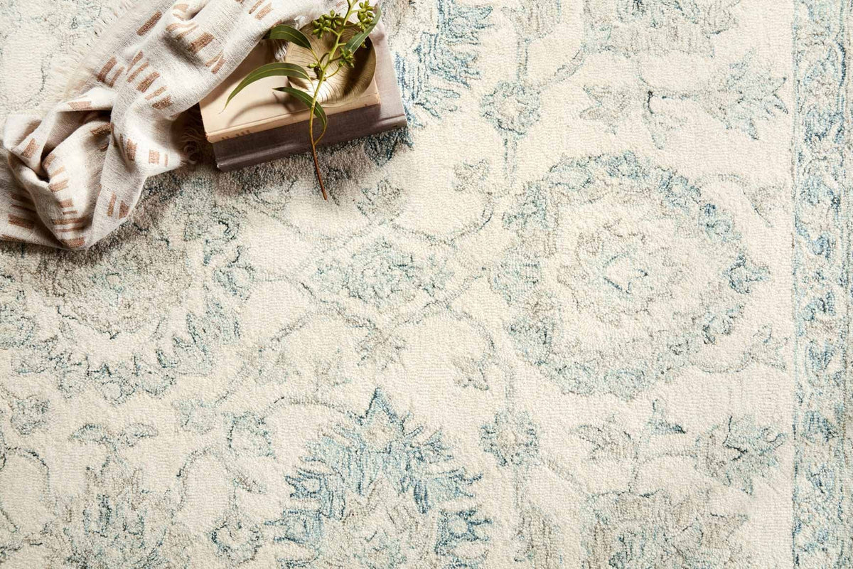 Loloi Norabel NOR-04 Ivory / Blue area rug - image 3