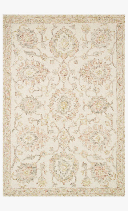 Loloi Norabel NOR-04 Ivory / Blush area rug - image 1