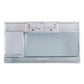 FORNO Fornace 30" 1.5 cu. ft. 300 CFM Over The Range Microwave in White with Antique Brass Accents, FOTR3038-30WHT