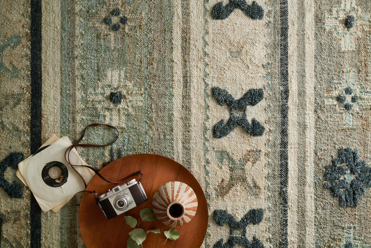 Loloi Owen OW-01 Aqua / Ink area rug - image 3