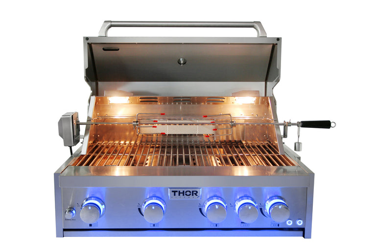 Thor Kitchen 32 in. Built-In Liquid Propane Grill, MK04SS304