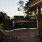 FORNO Outdoor Kitchen Set - Gas Grill with 4 Burners, Gas Pizza Oven, Sink Module/Beverage Center with Black Sintered Stone Countertop