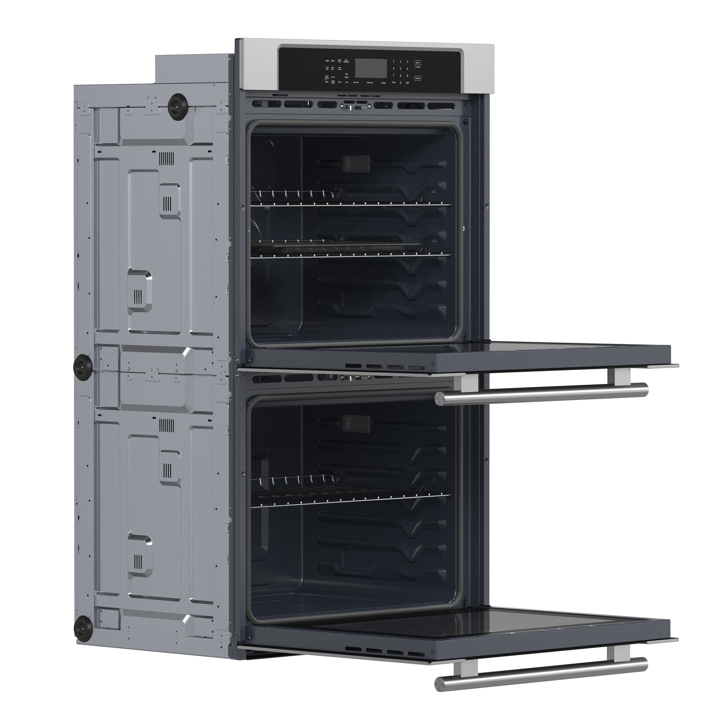 FORNO Villarosa 30 Built In Double Wall Oven In Stainless Steel with Self Clean FBOEL1365 30