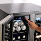 Empava 24-Inch Dual Zone Wine and Beer Fridge Beverage Cooler, EMPV-BR07D