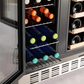 Empava 24-Inch Dual Zone Wine and Beer Fridge Beverage Cooler, EMPV-BR07D