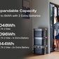 EcoFlow Package - DELTA 2 Max Portable Power Station (2048Wh) and 1 x Portable Solar Panel (400W)