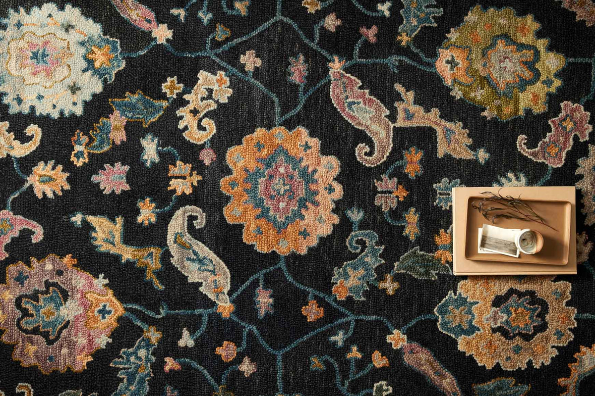 Loloi Padma PMA-01 Black / Multi area rug - image 2