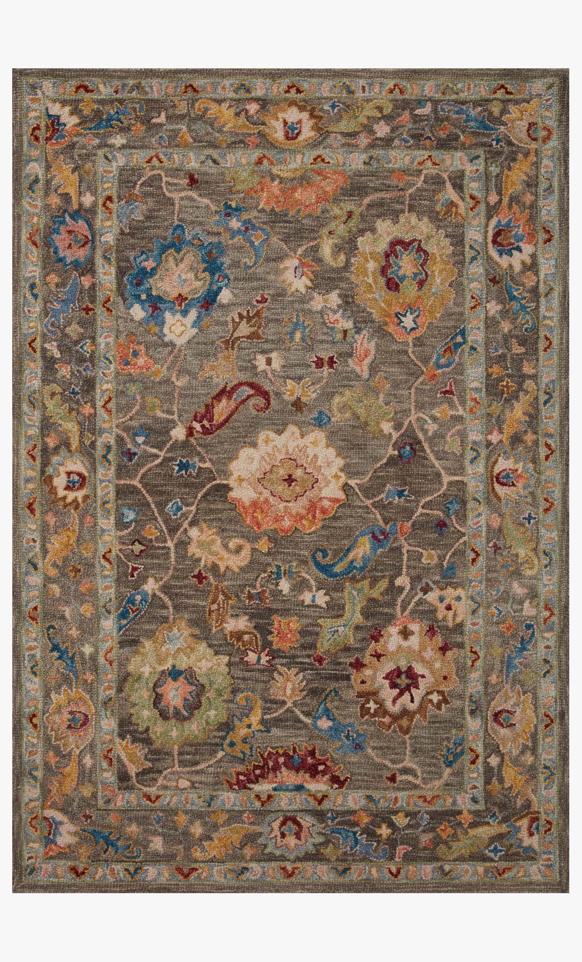 Loloi Padma PMA-01 Charcoal / Multi area rug - image 1