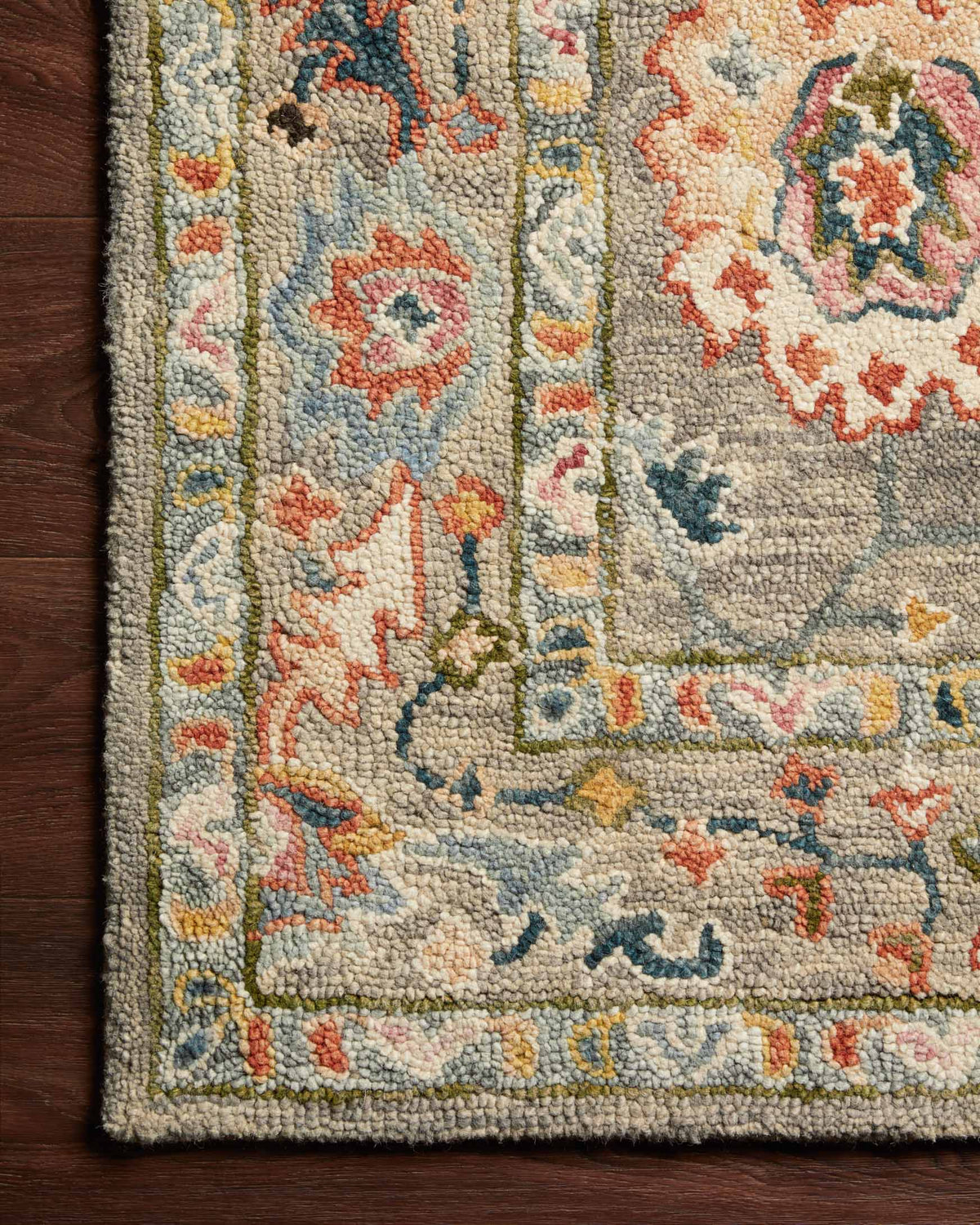 Loloi Padma PMA-01 Grey / Multi area rug - image 3