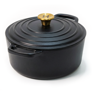 Induction Hardware Forge Collection 10” Cast Iron Dutch Oven - Orion Black
