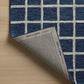 Loloi Rugs Chris x Loves Julia Collection Rug in Navy and Silver - 8'6" x 11'6"