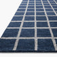 Loloi Rugs Chris x Loves Julia Collection Rug in Navy and Silver - 8'6" x 11'6"