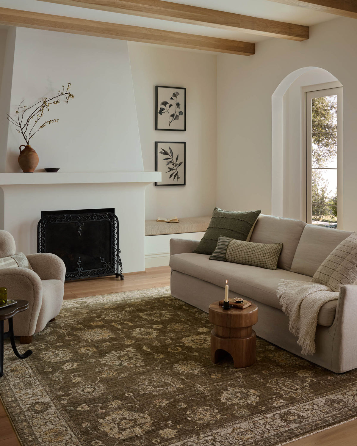 Loloi Priscilla PRL-01 Bark / Ivory area rug - image 2