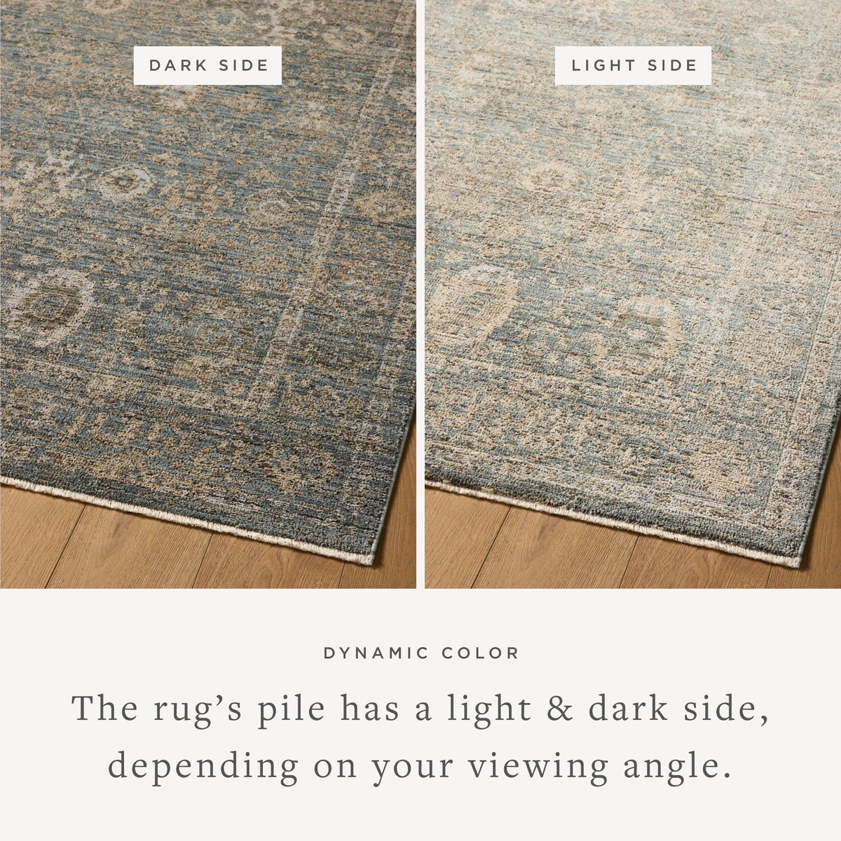 Loloi Priscilla PRL-03 Blue / Sand area rug - image 3