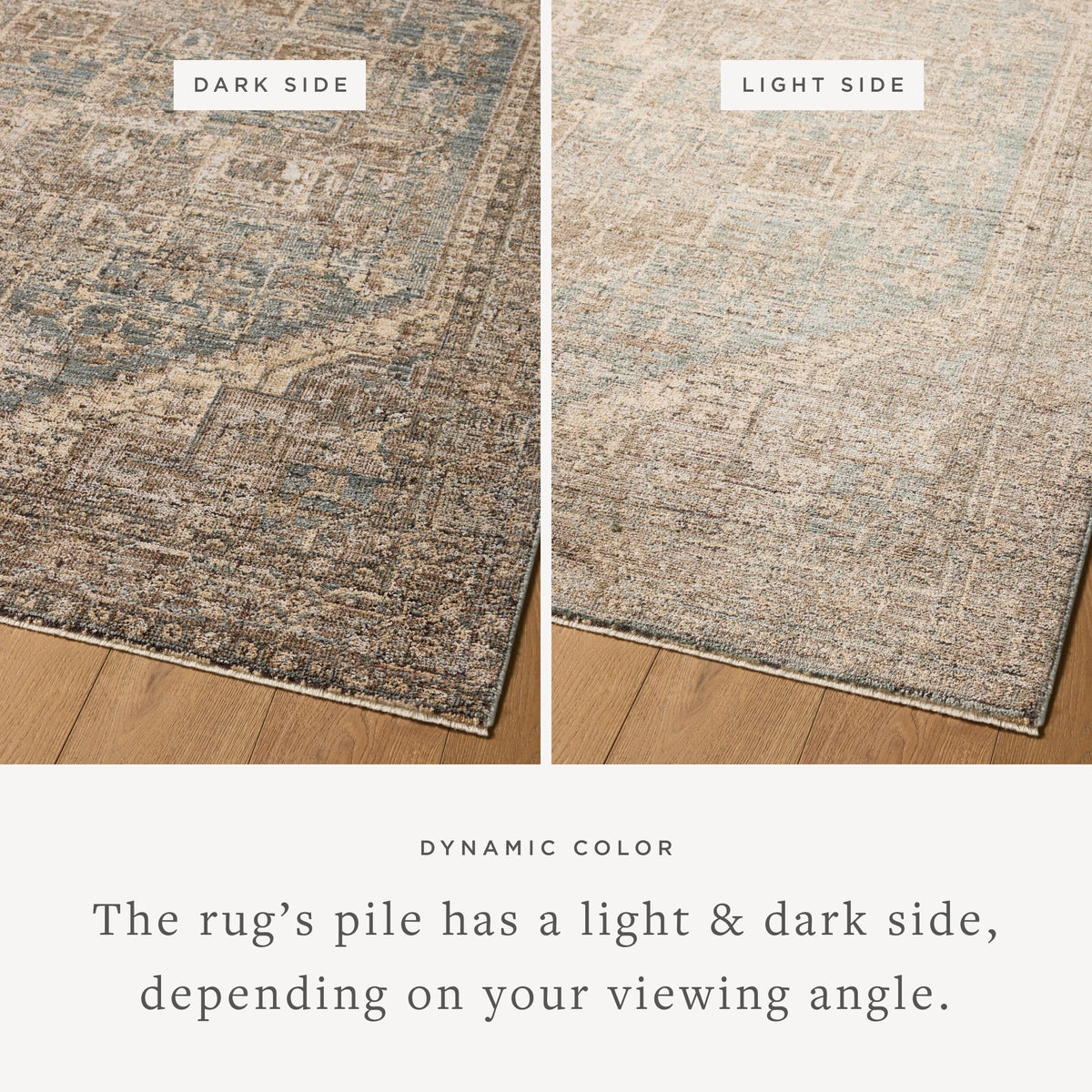 Loloi Priscilla PRL-04 Blue / Bark area rug - image 4