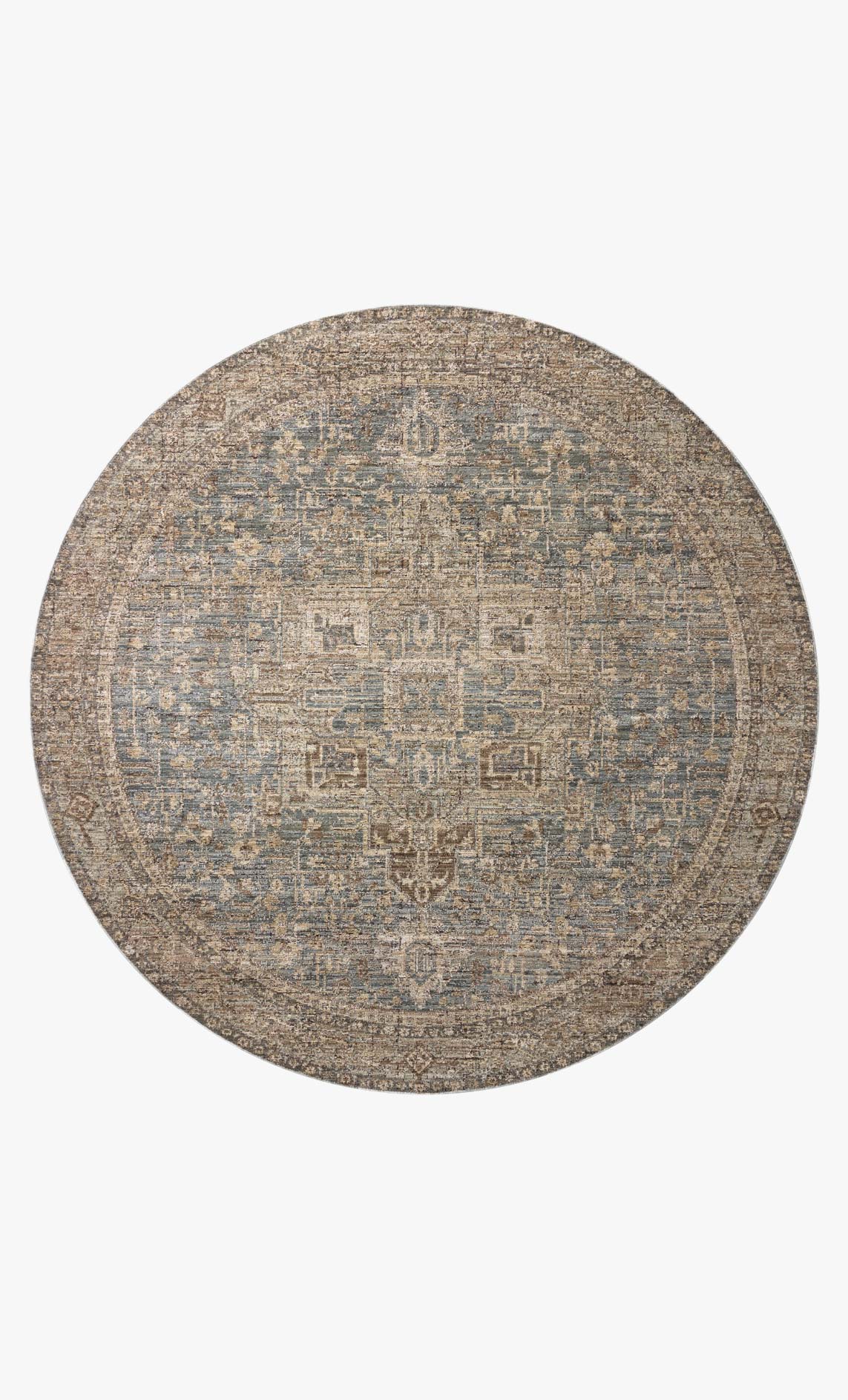 Loloi Priscilla PRL-04 Blue / Bark area rug - image 6