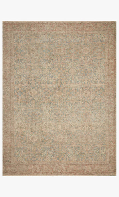 Loloi Priya PRY-06 Denim / Rust area rug - image 1