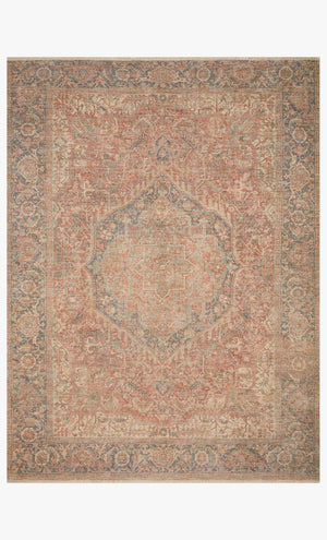 Loloi Priya PRY-07 Brick / Navy area rug - image 1