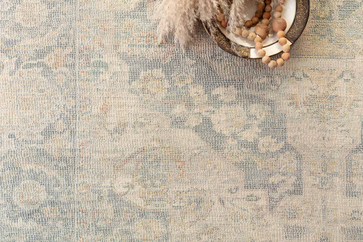 Loloi Priya PRY-08 Bone / Bluestone area rug - image 3