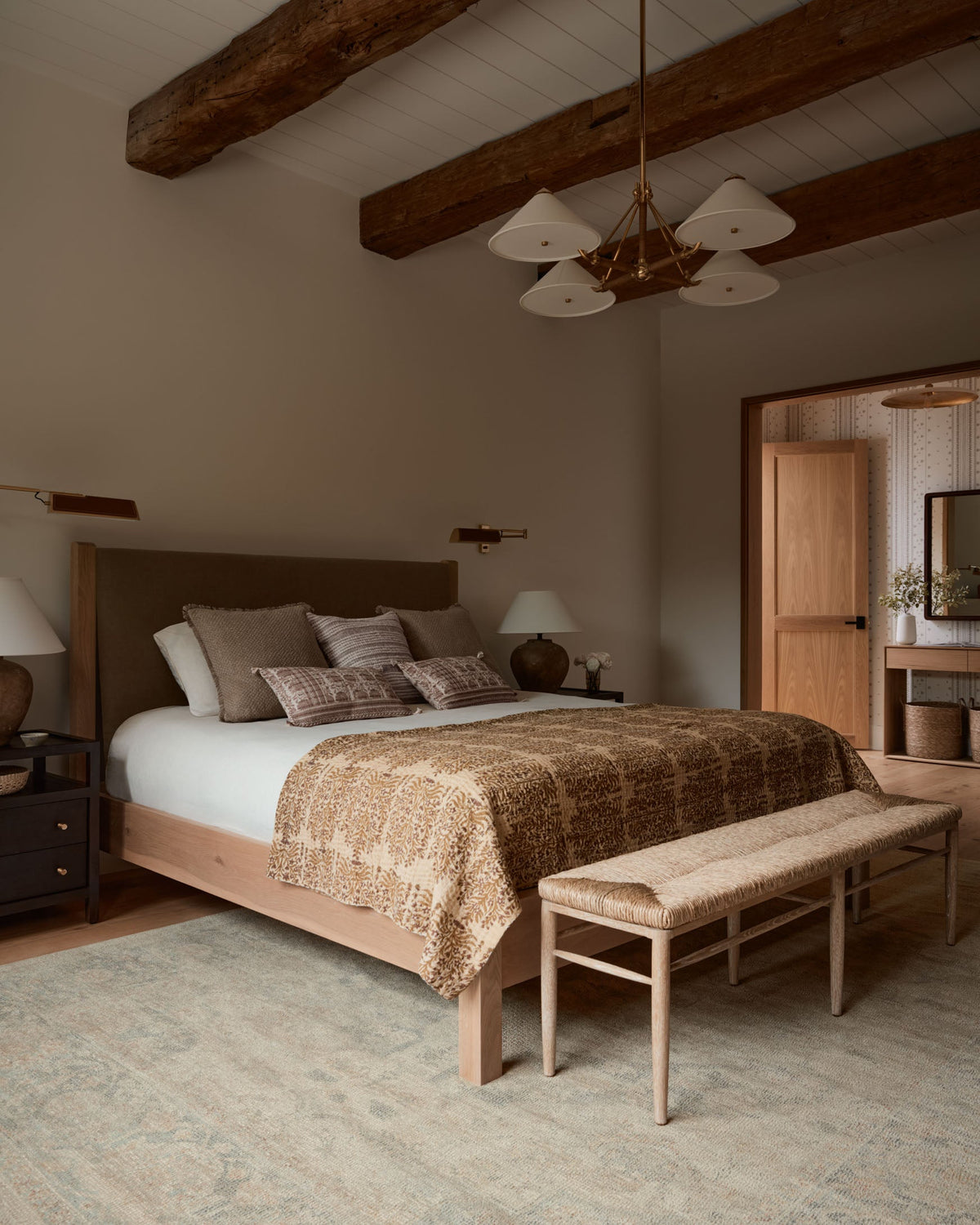 Loloi Priya PRY-08 Bone / Bluestone area rug - image 2