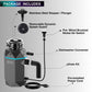 FORNO ACQUA BrightDiamond Black Onyx 3/4 HP Ultra-Quiet Garbage Disposal with Motion Sensor Light & Pre-Wired Air Switch
