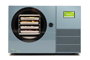 Harvest Right Countertop 360 freeze dryer in pale blue, front view