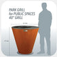 Arteflame One Series 40" Park Grill For Public Spaces, One40PARK