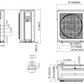 Senville AURA 28,000 BTU Multi-Zone Mini Split Condenser 230V, SENA-28HF-MOA