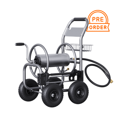 Garden Hose Reel Cart-4 Wheels