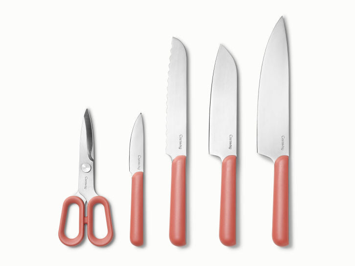 Caraway Prep Set in Perracotta - 14 Piece Knife & Utensil