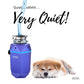 FORNO ACQUA BrightDiamond Amethyst 1 HP Ultra-Quiet Garbage Disposal with Motion Sensor Light & Pre-Wired Air Switch