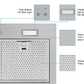 36 Inch 600 CFM Range Hood Insert - VICTORY Q1