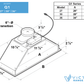 30 Inch 600 CFM Range Hood Insert - VICTORY Q1
